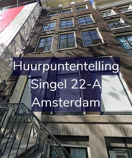 Foto gevel Huurpuntentelling voor Singel 22-A, Amsterdam