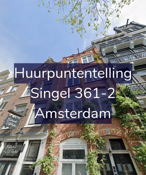 Foto gevel Huurpuntentelling voor Singel 361-2, Amsterdam