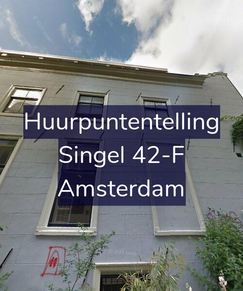 Foto gevel Huurpuntentelling voor Singel 42-F, Amsterdam