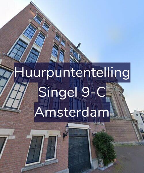 Foto gevel Huurpuntentelling voor Singel 9-C, Amsterdam