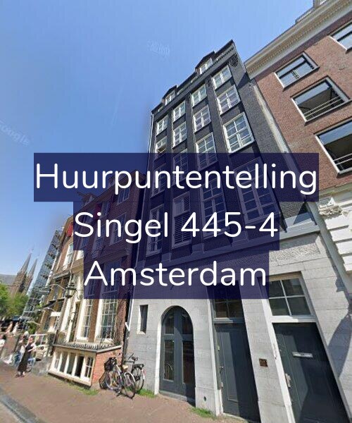 Foto gevel Huurpuntentelling voor Singel 445-4, Amsterdam