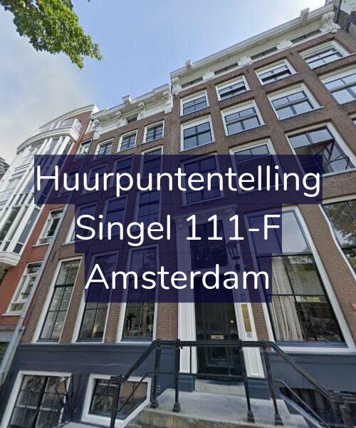 Foto gevel Huurpuntentelling voor Singel 111-F, Amsterdam