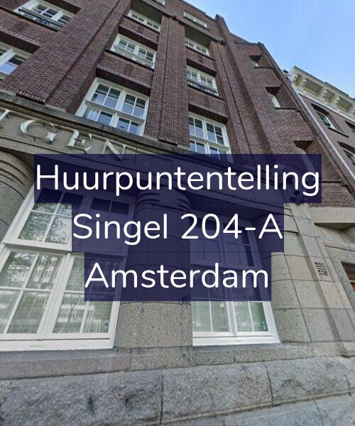 Foto gevel Huurpuntentelling voor Singel 204-A, Amsterdam