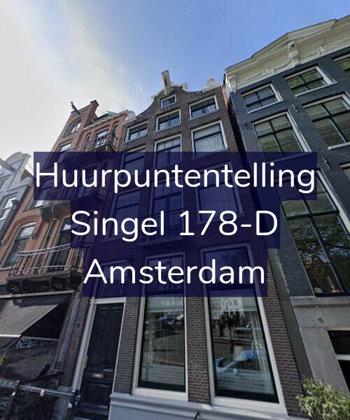 Foto gevel Huurpuntentelling voor Singel 178-D, Amsterdam