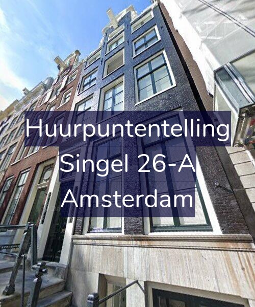 Foto gevel Huurpuntentelling voor Singel 26-A, Amsterdam