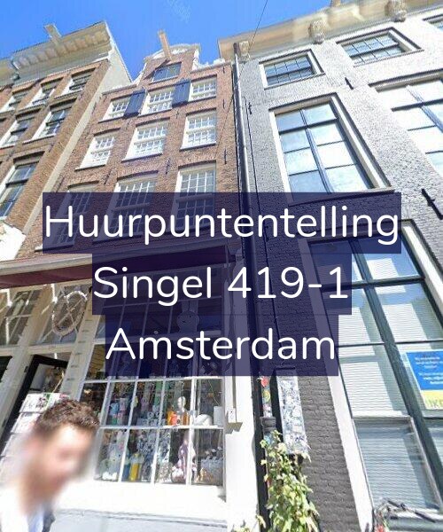 Foto gevel Huurpuntentelling voor Singel 419-1, Amsterdam