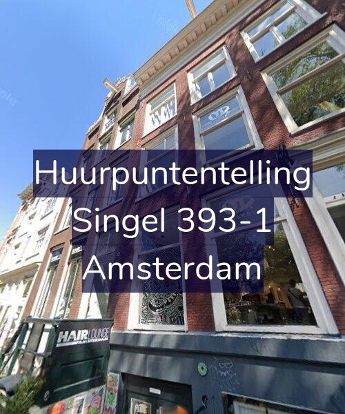 Foto gevel Huurpuntentelling voor Singel 393-1, Amsterdam
