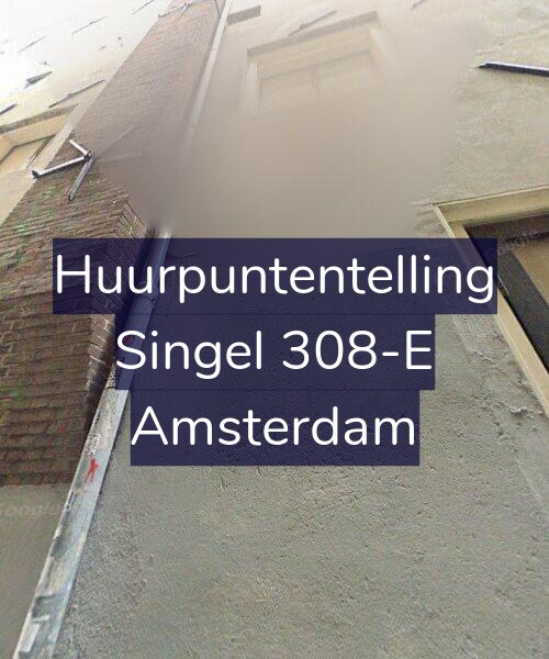 Foto gevel Huurpuntentelling voor Singel 308-E, Amsterdam