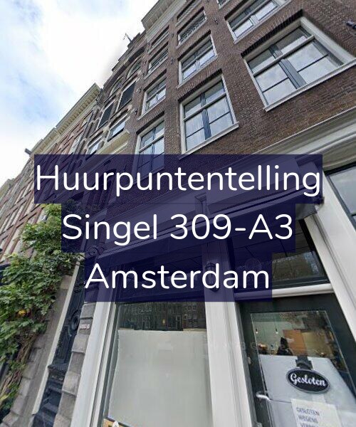 Foto gevel Huurpuntentelling voor Singel 309-A3, Amsterdam