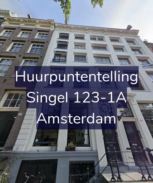 Foto gevel Huurpuntentelling voor Singel 123-1A, Amsterdam