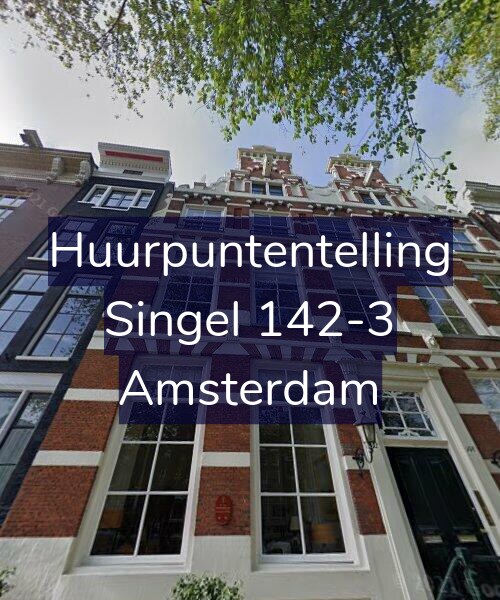 Foto gevel Huurpuntentelling voor Singel 142-3, Amsterdam