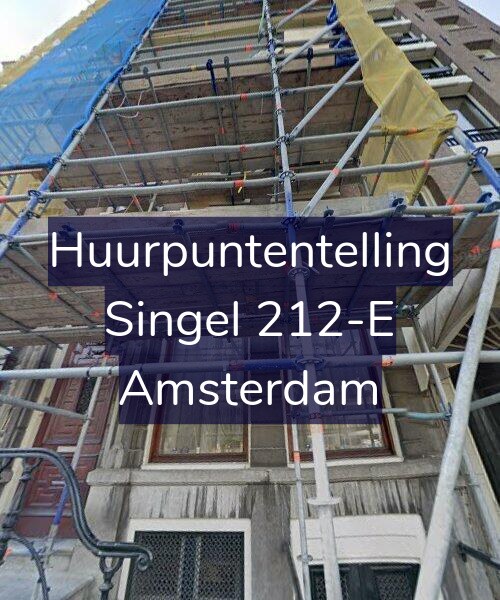 Foto gevel Huurpuntentelling voor Singel 212-E, Amsterdam