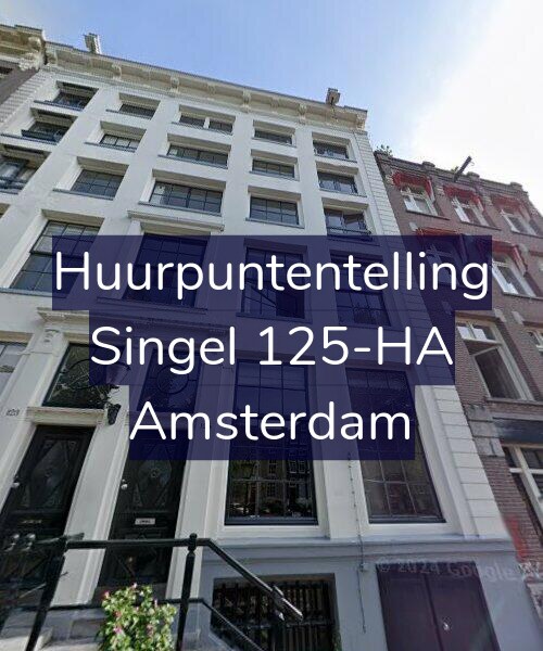 Foto gevel Huurpuntentelling voor Singel 125-HA, Amsterdam