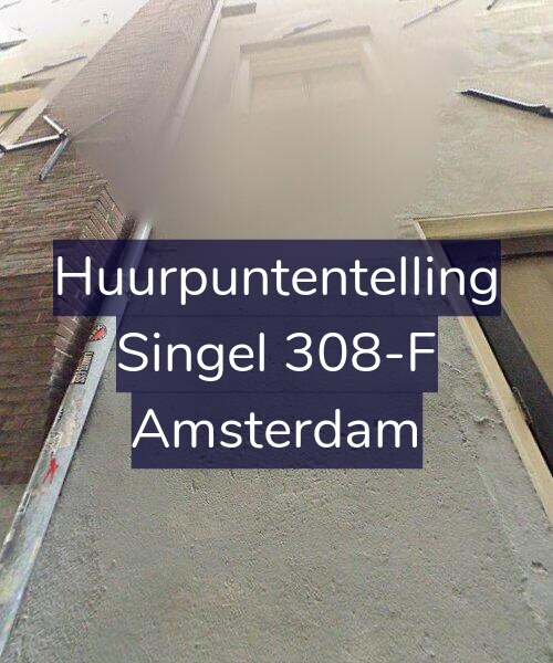 Foto gevel Huurpuntentelling voor Singel 308-F, Amsterdam