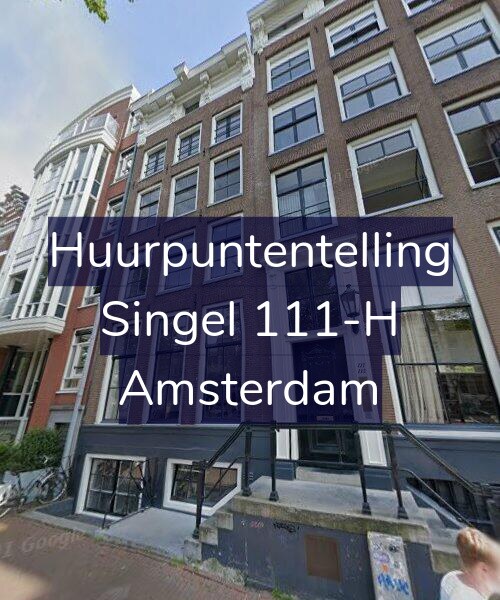 Foto gevel Huurpuntentelling voor Singel 111-H, Amsterdam