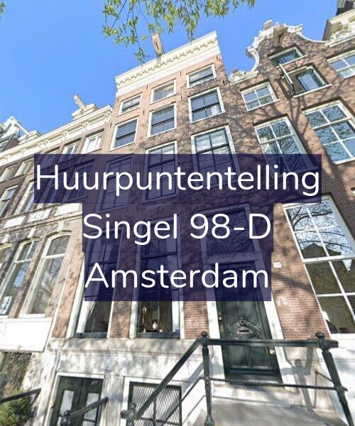 Foto gevel Huurpuntentelling voor Singel 98-D, Amsterdam