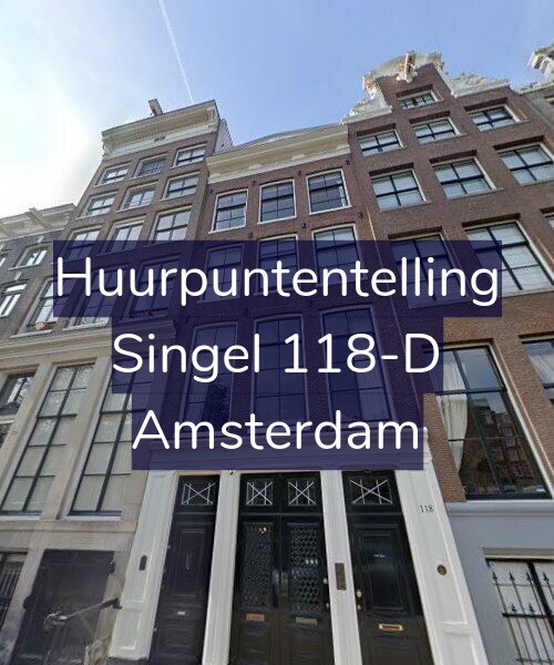 Foto gevel Huurpuntentelling voor Singel 118-D, Amsterdam