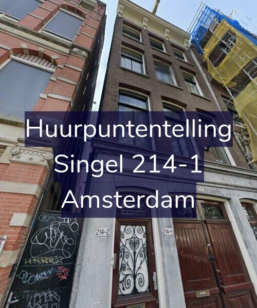 Foto gevel Huurpuntentelling voor Singel 214-1, Amsterdam