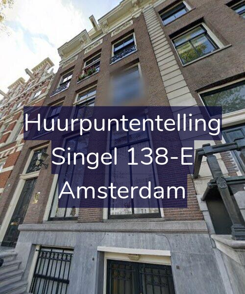 Foto gevel Huurpuntentelling voor Singel 138-E, Amsterdam