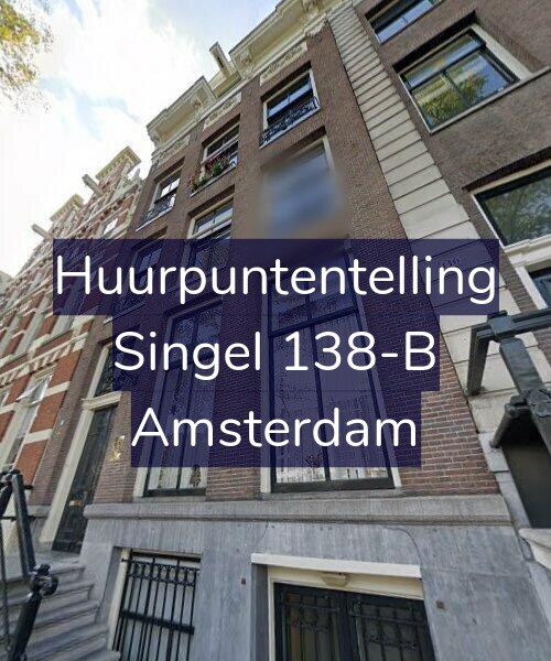 Foto gevel Huurpuntentelling voor Singel 138-B, Amsterdam