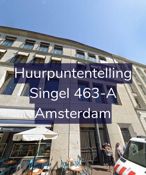 Foto gevel Huurpuntentelling voor Singel 463-A, Amsterdam