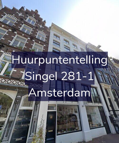 Foto gevel Huurpuntentelling voor Singel 281-1, Amsterdam
