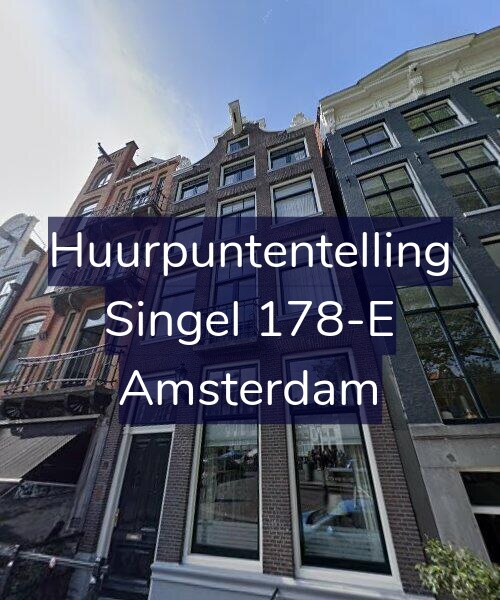 Foto gevel Huurpuntentelling voor Singel 178-E, Amsterdam