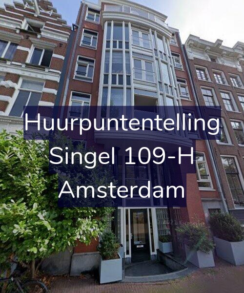 Foto gevel Huurpuntentelling voor Singel 109-H, Amsterdam