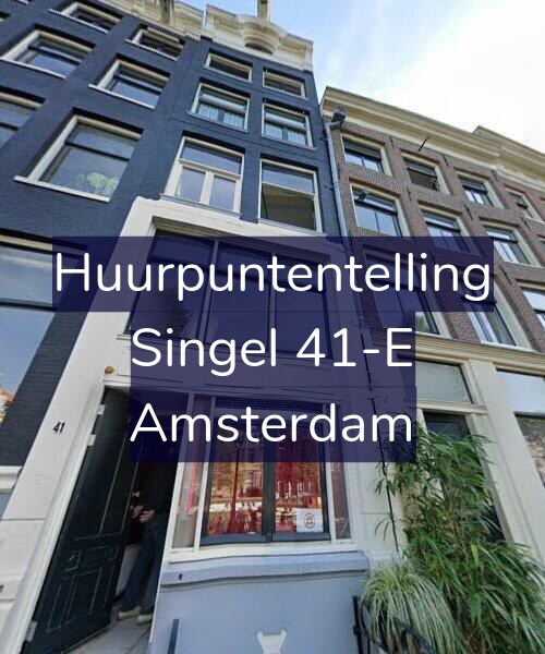 Foto gevel Huurpuntentelling voor Singel 41-E, Amsterdam