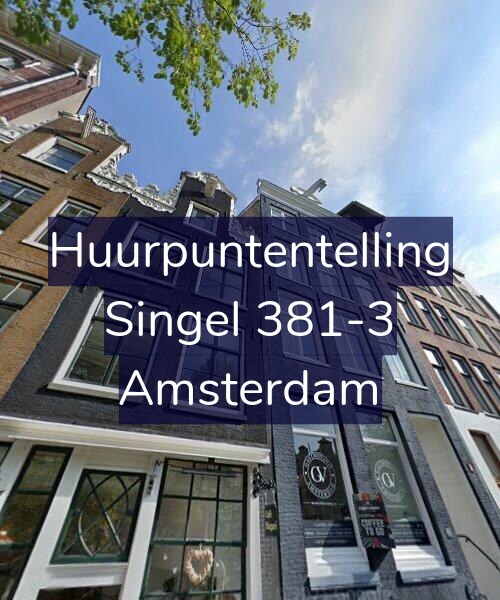 Foto gevel Huurpuntentelling voor Singel 381-3, Amsterdam