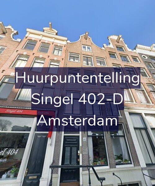 Foto gevel Huurpuntentelling voor Singel 402-D, Amsterdam
