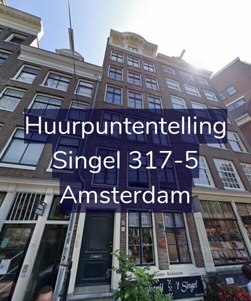 Foto gevel Huurpuntentelling voor Singel 317-5, Amsterdam