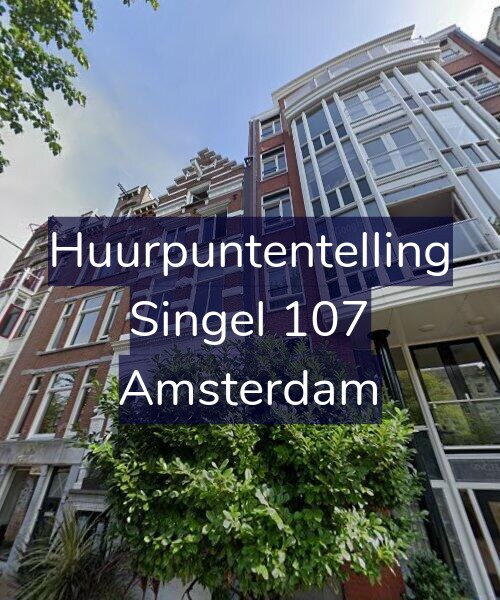 Foto gevel Huurpuntentelling voor Singel 107, Amsterdam