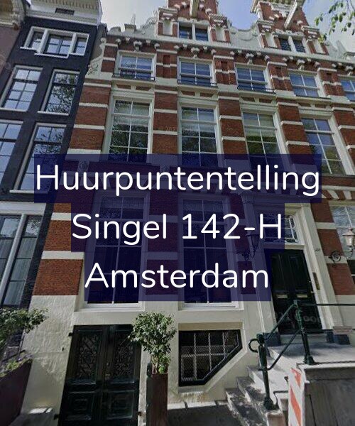 Foto gevel Huurpuntentelling voor Singel 142-H, Amsterdam