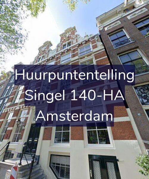 Foto gevel Huurpuntentelling voor Singel 140-HA, Amsterdam