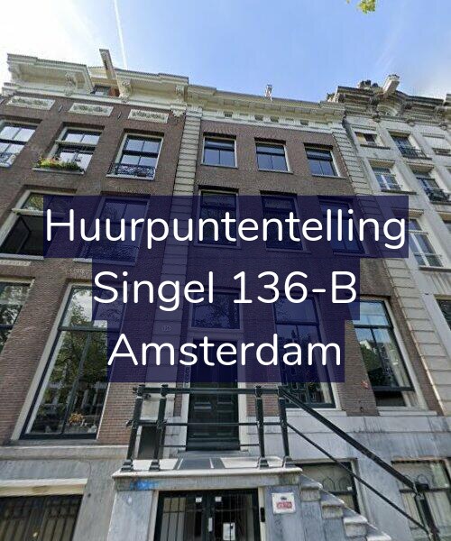 Foto gevel Huurpuntentelling voor Singel 136-B, Amsterdam