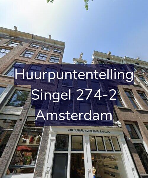 Foto gevel Huurpuntentelling voor Singel 274-2, Amsterdam