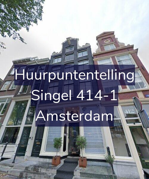 Foto gevel Huurpuntentelling voor Singel 414-1, Amsterdam