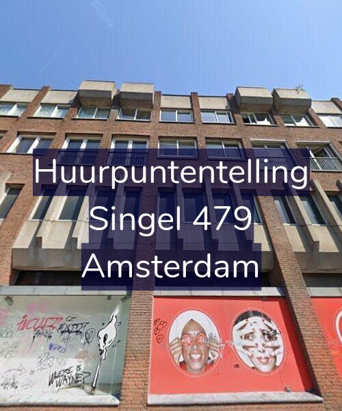 Foto gevel Huurpuntentelling voor Singel 479, Amsterdam