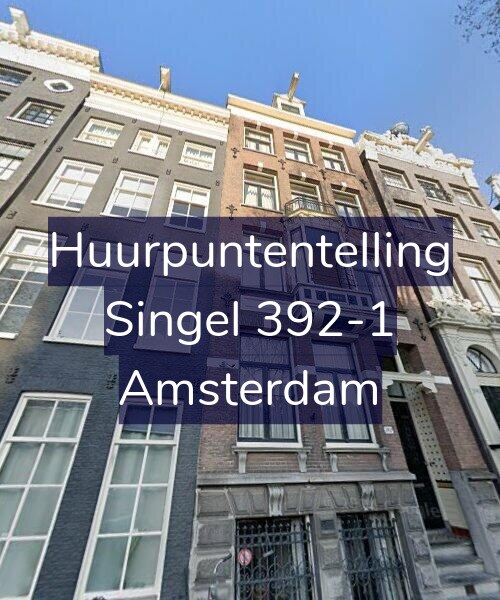 Foto gevel Huurpuntentelling voor Singel 392-1, Amsterdam