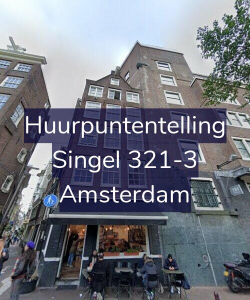 Foto gevel Huurpuntentelling voor Singel 321-3, Amsterdam