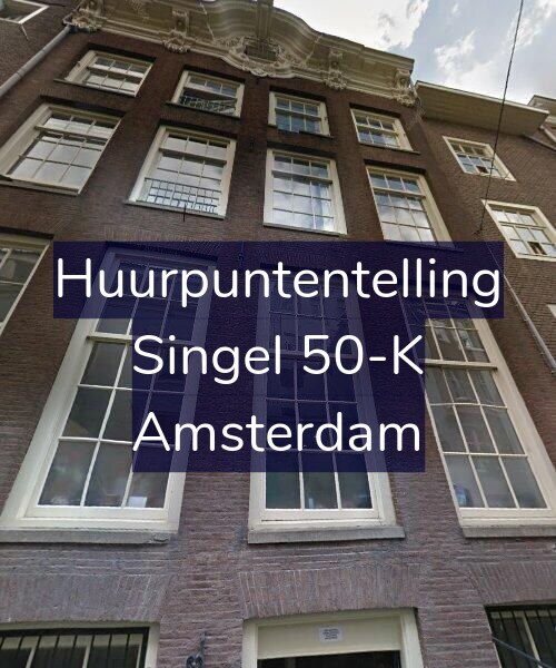 Foto gevel Huurpuntentelling voor Singel 50-K, Amsterdam