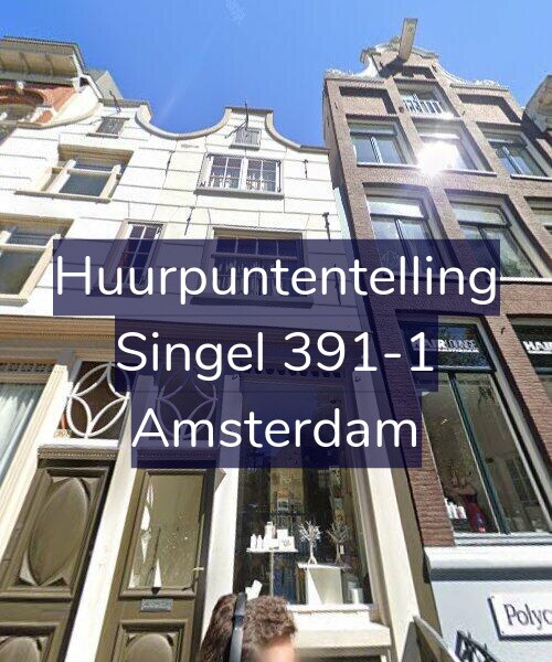 Foto gevel Huurpuntentelling voor Singel 391-1, Amsterdam