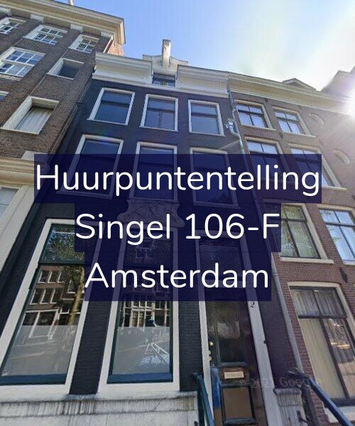 Foto gevel Huurpuntentelling voor Singel 106-F, Amsterdam