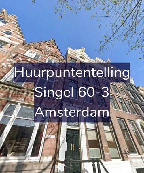 Foto gevel Huurpuntentelling voor Singel 60-3, Amsterdam