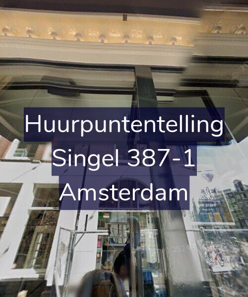 Foto gevel Huurpuntentelling voor Singel 387-1, Amsterdam