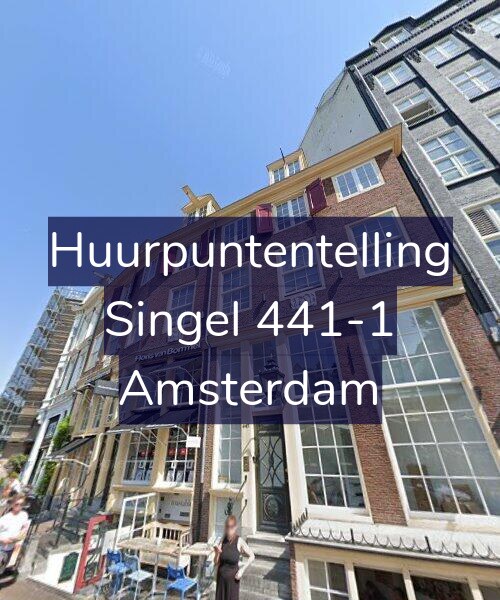 Foto gevel Huurpuntentelling voor Singel 441-1, Amsterdam