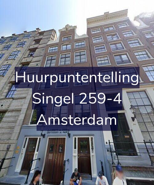 Foto gevel Huurpuntentelling voor Singel 259-4, Amsterdam