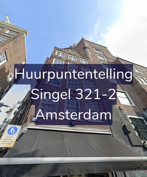 Foto gevel Huurpuntentelling voor Singel 321-2, Amsterdam