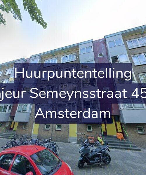 Foto gevel Huurpuntentelling voor Sinjeur Semeynsstraat 45-H, Amsterdam